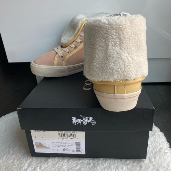 🛎️ Clearance Coach Citysole Foldover High Top Platform Sneaker 6 - Picture 4 of 14